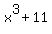 +x%5E3+%2B+11+