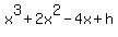 +x%5E3+%2B+2+x%5E2+-+4x+%2B+h
