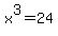 +x%5E3+=+24+