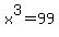 +x%5E3+=+99+