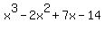+x%5E3-+2x%5E2+%2B+7x+-+14+