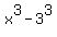 +x%5E3-3%5E3+