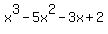 +x%5E3-5x%5E2-3x%2B2