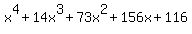 +x%5E4%2B14x%5E3%2B73x%5E2%2B156x%2B116+