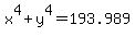 +x%5E4+%2B+y%5E4+=+193.989+