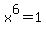 +x%5E6+=+1+