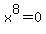 +x%5E8=0