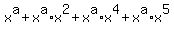 +x%5Ea+%2B+x%5Ea+%2A+x%5E2+%2B+x%5Ea+%2A+x%5E4+%2B+x%5Ea+%2A+x%5E5+
