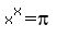 +x%5Ex+=+pi+