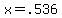+x+=++.536+