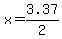 +x+=++3.37%2F2+