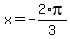 +x+=+-2%2Api%2F3+