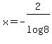 +x+=+-2%2Flog%288%29+