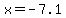 +x+=+-7.1+