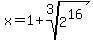 +x+=+1%2Broot%283%2C2%5E16%29+