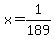 +x+=+1%2F189