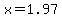 +x+=+1.97+