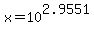 +x+=+10%5E2.9551+
