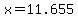 +x+=+11.655+