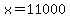 +x+=+11000+