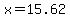 +x+=+15.62+
