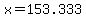 +x+=+153.333+