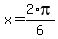 +x+=+2%2Api%2F6+