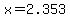 +x+=+2.353+