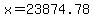 +x+=+23874.78+