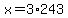 +x+=+3%2A243+