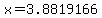 +x+=+3.8819166+