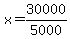 +x+=+30000%2F5000+