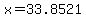 +x+=+33.8521+