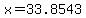 +x+=+33.8543+