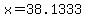 +x+=+38.1333+