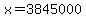 +x+=+3845000+