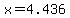 +x+=+4.436+