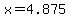+x+=+4.875+
