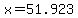 +x+=+51.923+