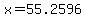 +x+=+55.2596+
