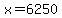 +x+=+6250+