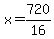 +x+=+720%2F16+