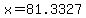 +x+=+81.3327+