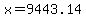 +x+=+9443.14+