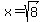 +x+=+sqrt%288%29+