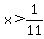 +x+%3E+1%2F11+