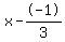 +x+-+-1%2F3+