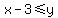 +x-3%3C=y+