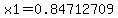 +x1+=+0.84712709+
