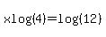 +xlog%284%29=log%28%2812%29%29+